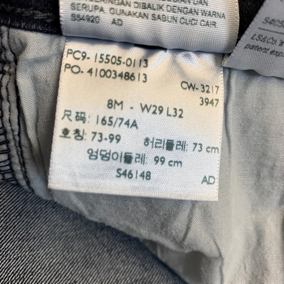 Levi’s 505 Blue Jeans Size 8M 29-32 - Picture 9 of 9